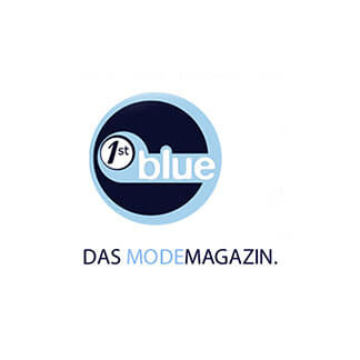 Das Logo von 1st Blue dem Modemagazin